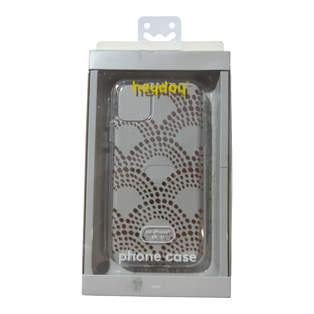 H7. Heyday Hardshell Case For Apple iPhone 11 & XR - Scalloped Dot Rose Gold